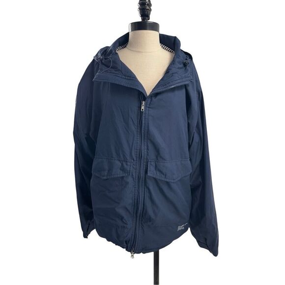 Stussy Outerwear Double Zipper Windbreaker Jacket Blue Size XL - Picture 1 of 8